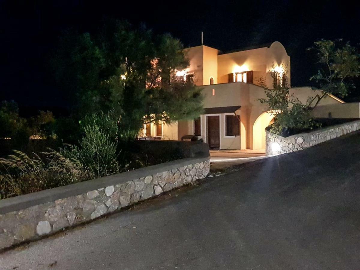 Sunshine House For 9, Cozy Set Up,Verandas, Sea View. Karterados  Dış mekan fotoğraf
